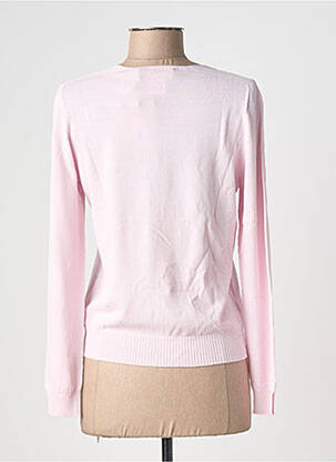 Gilet manches longues stretch rose BLANC BOHEME femme