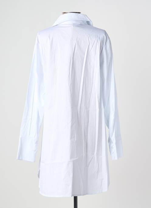 Tunique manches longues col chemisier blanc BLANC BOHEME femme