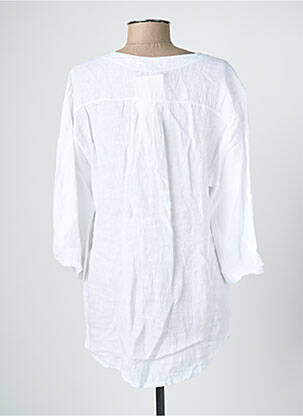 Blouse manches 3/4 manches 3/4 blanc BLANC BOHEME femme