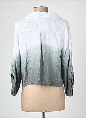 Chemisier manches longues manches longues blanc BLANC BOHEME femme