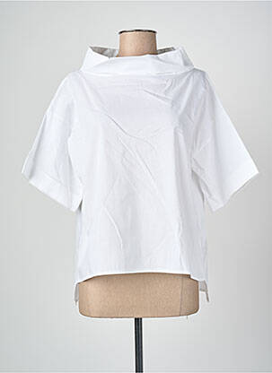 Top manches courtes manches courtes blanc BLANC BOHEME femme