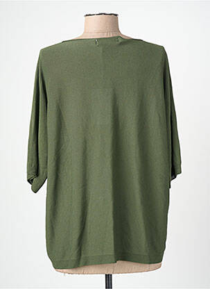Top manches courtes manches courtes vert BLANC BOHEME femme