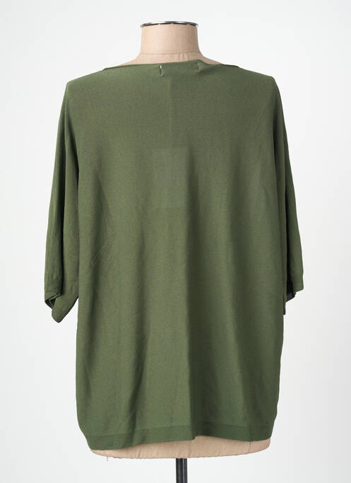 Top manches courtes manches courtes vert BLANC BOHEME femme