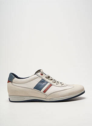 Baskets bout rond bout rond beige FLUCHOS homme