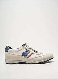 Baskets bout rond bout rond beige FLUCHOS homme