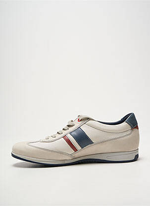 Baskets bout rond bout rond beige FLUCHOS homme