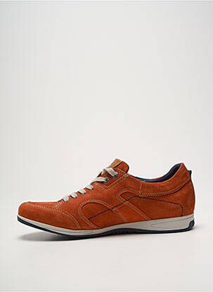 Baskets bout rond bout rond orange FLUCHOS homme