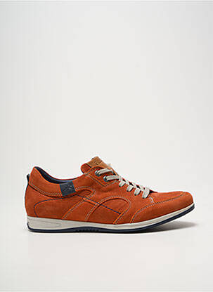 Baskets bout rond bout rond orange FLUCHOS homme