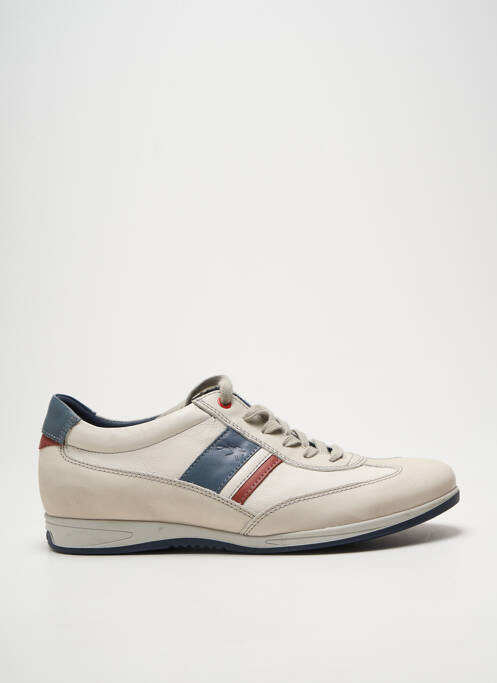 Baskets bout rond bout rond beige FLUCHOS homme