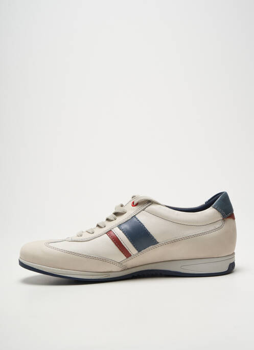 Baskets bout rond bout rond beige FLUCHOS homme