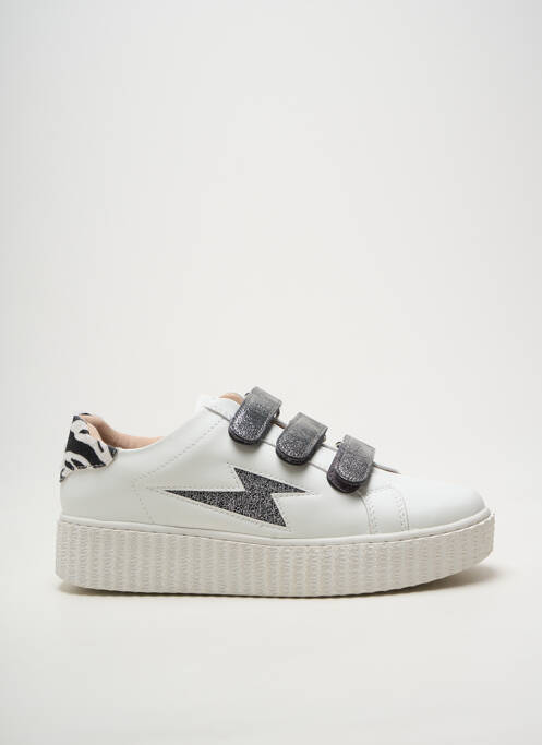 Baskets bout rond talon de 4 à 6cm argent VANESSA WU femme