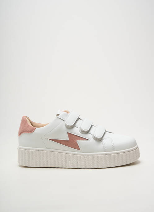 Baskets bout rond talon de 4 à 6cm rose VANESSA WU femme