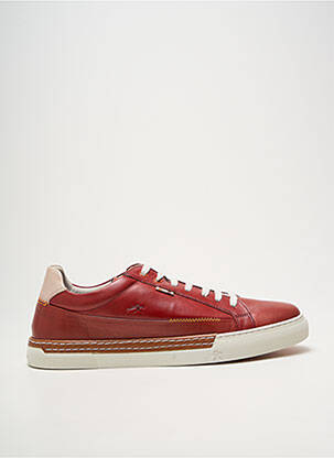 Baskets bout rond bout rond rouge FLUCHOS homme