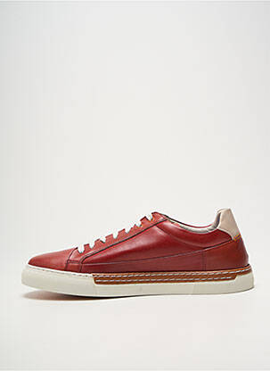 Baskets bout rond bout rond rouge FLUCHOS homme
