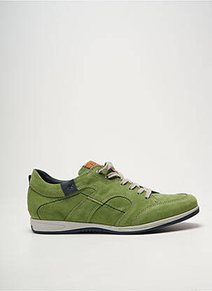 Baskets bout rond bout rond vert FLUCHOS homme