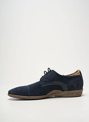 Derbies nubuck bout rond bleu FLUCHOS homme