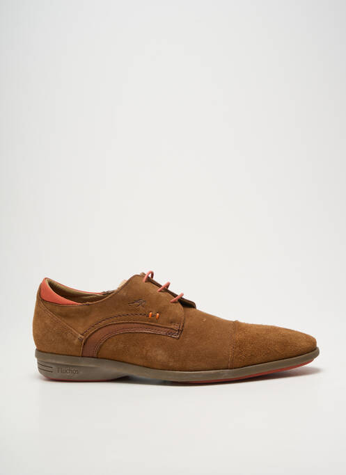 Derbies nubuck bout rond marron FLUCHOS homme