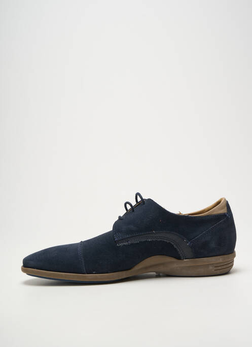 Derbies nubuck bout rond bleu FLUCHOS homme
