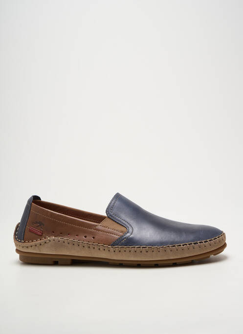 Mocassins bout rond bout rond bleu FLUCHOS homme