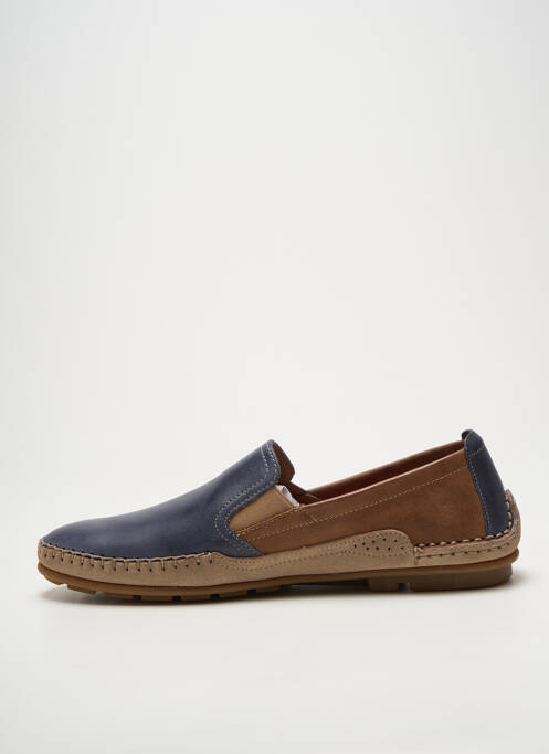 Mocassins bout rond bout rond bleu FLUCHOS homme