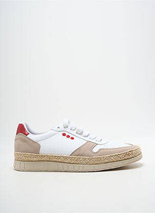 Baskets bout rond bout rond blanc POTOMAC homme