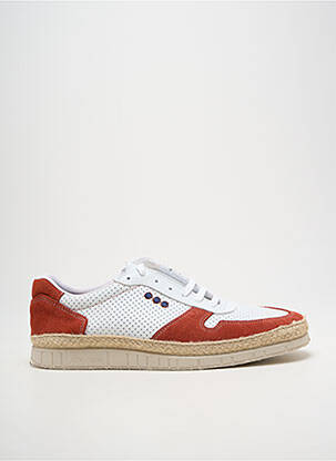 Baskets bout rond bout rond orange POTOMAC homme