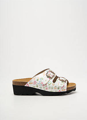 Mules/sabots voute plantaire talon de 4 à 6cm blanc ARTIKA SOFT femme