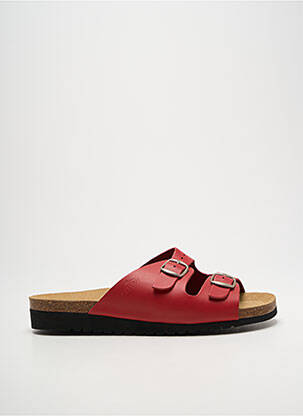 Mules/sabots voute plantaire talon plat jusqu'à 3cm rouge ARTIKA SOFT femme