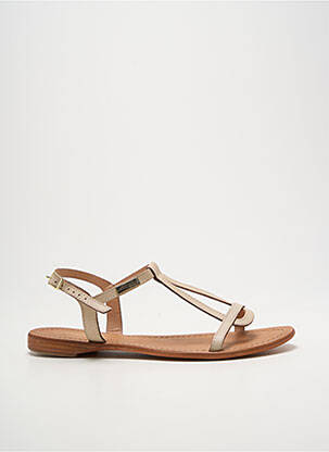 Sandales/nu pieds fermeture boucle(s) talon plat jusqu'à 3cm beige LES TROPEZIENNES PAR M.BELARBI femme