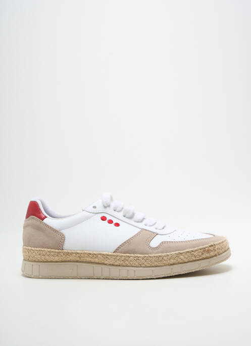 Baskets bout rond bout rond blanc POTOMAC homme