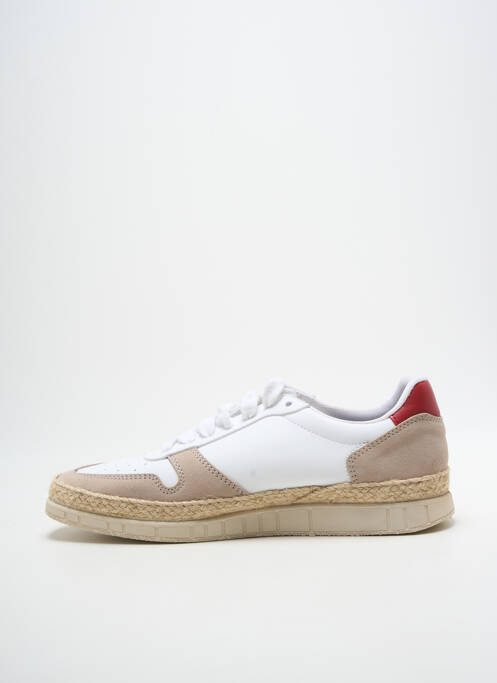 Baskets bout rond bout rond blanc POTOMAC homme