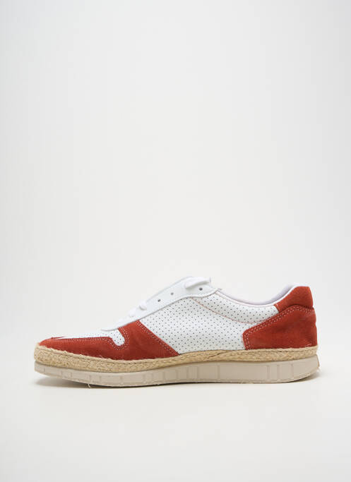 Baskets bout rond bout rond orange POTOMAC homme