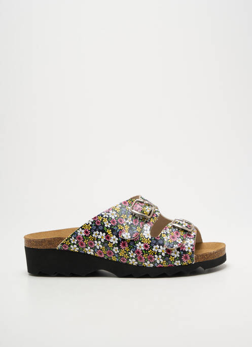 Mules/sabots voute plantaire talon de 4 à 6cm noir ARTIKA SOFT femme