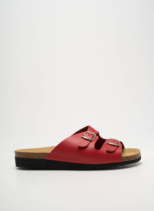 Mules/sabots voute plantaire talon plat jusqu'à 3cm rouge ARTIKA SOFT femme