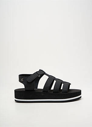 Spartiates bout ouvert talon de 4 à 6cm noir GIOSEPPO femme