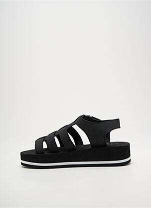 Spartiates bout ouvert talon de 4 à 6cm noir GIOSEPPO femme