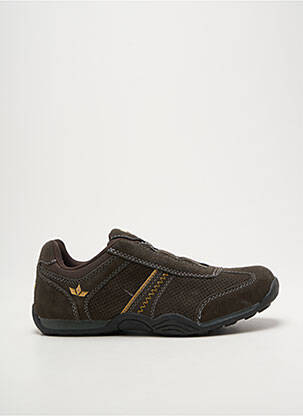 Baskets nubuck bout rond gris LICO homme