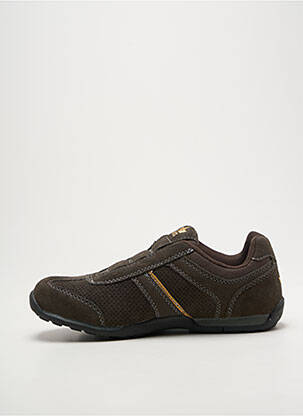Baskets nubuck bout rond gris LICO homme