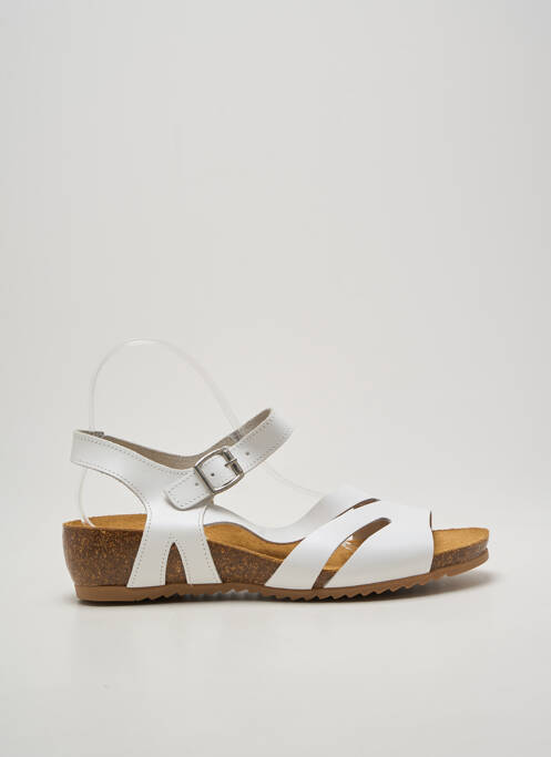 Sandales/nu pieds fermeture boucle(s) talon de 4 à 6cm blanc JORDANA femme