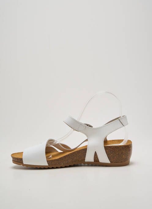 Sandales/nu pieds fermeture boucle(s) talon de 4 à 6cm blanc JORDANA femme