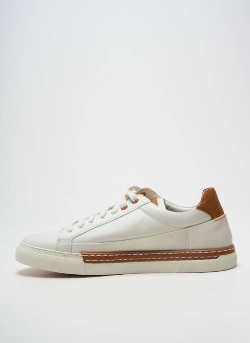 Baskets bout rond bout rond blanc FLUCHOS homme