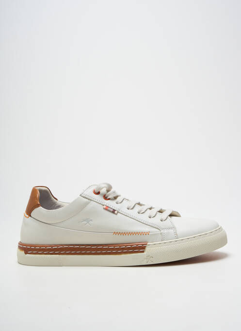 Baskets bout rond bout rond blanc FLUCHOS homme