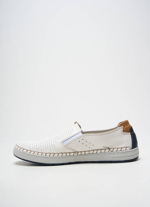 Slip ons bout rond bout rond blanc FLUCHOS homme