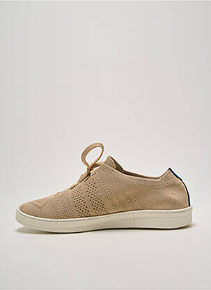 Baskets semelle amovible bout rond beige ECTOR homme