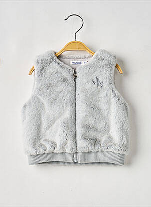 Veste casual col rond gris NOUKIE'S fille