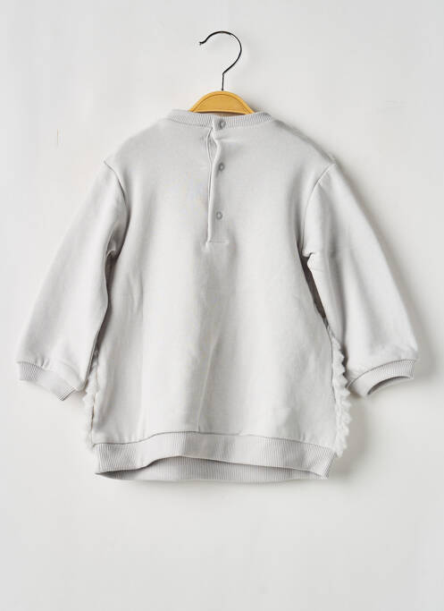 Robe mi-longue col rond manches longues gris MAYORAL fille