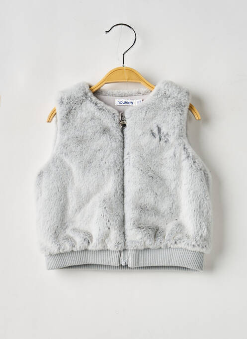 Veste casual col rond gris NOUKIE'S fille