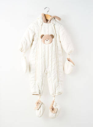 Combi-pantalon manches longues blanc MAYORAL fille