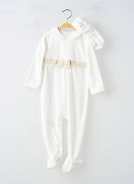 Pyjama fermeture pressionnée blanc MAYORAL fille