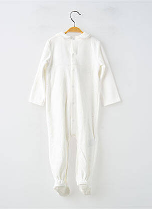 Pyjama fermeture pressionnée blanc MAYORAL fille